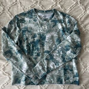 Under Armour Blue and White Sweater